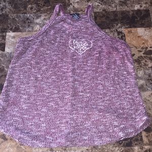“ love made me do it “ crop top